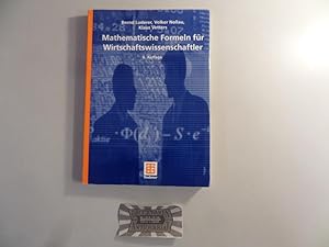 Seller image for Mathematische Formeln fr Wirtschaftswissenschaftler. (Teubner Studienbcher Wirtschaftsmathematik). for sale by Druckwaren Antiquariat
