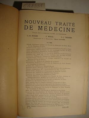 Nouveau traité de médecine - Fascicule XIX (Pathologie du Cerveau et du Cervelet)