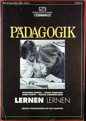 Bild des Verkufers fr Pdagogik. PB. Pdagogische Beitrge. Pdagogik heute. Heft 9 / September 1990. Lernen lernen. Beitrag: Projektlernen mit dem Computer. zum Verkauf von biblion2