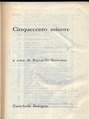 Immagine del venditore per Cinquecento minore venduto da Miliardi di Parole