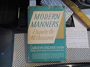 Bild des Verkufers fr Modern Manners Etiquette for All Occasions zum Verkauf von Dean's Books