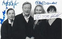 Bild des Verkufers fr OTTO SANDER (1941-2013); MONIKA HANSEN (1943), ANDREA SAWATZKI (1963); MERET BECKER (1969) zum Verkauf von Herbst-Auktionen