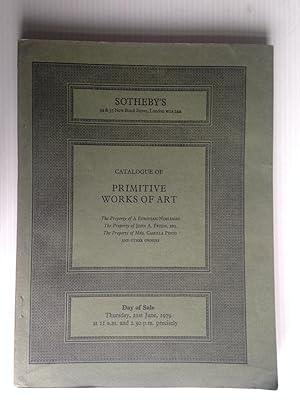 Primitive Works of Art, Catalogue