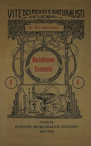 Imagen del vendedor de BARTOLOMEO EUSTACHI a la venta por LIBRERIA ALDROVANDI