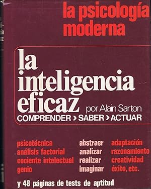 Imagen del vendedor de La Psicologa moderna. LA INTELIGENCIA EFICAZ a la venta por Librera Torren de Rueda