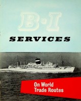 Bild des Verkufers fr Brochure B.I. Services, On World Trade Routes zum Verkauf von nautiek