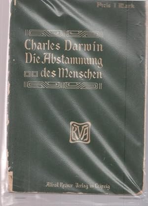 Die Abstimmung des Menschen. Deutsch von Dr. Heinrich Schmidt (Jena).