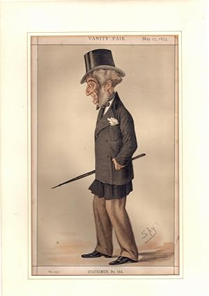Bild des Verkufers fr Lithograph: "Sir John Laird, M.P. (No. CXLIV, Statesmen Series).from Vanity Fair, May 17, 1873 zum Verkauf von Dorley House Books, Inc.