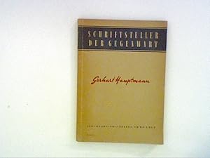 Immagine del venditore per Schriftsteller der Gegenwart. Gerhart Hauptmann, Hilfsmaterial fr den Literaturunterricht venduto da ANTIQUARIAT FRDEBUCH Inh.Michael Simon