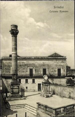 Bild des Verkufers fr Ansichtskarte / Postkarte Brindisi Puglia, Colonne Romane zum Verkauf von akpool GmbH