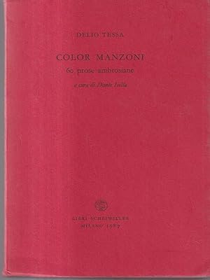 Seller image for Color Manzoni - 60 Prose Ambrosiane for sale by Miliardi di Parole
