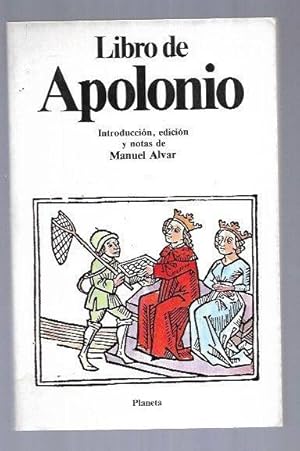 Imagen del vendedor de LIBRO DE APOLONIO a la venta por Desvn del Libro / Desvan del Libro, SL