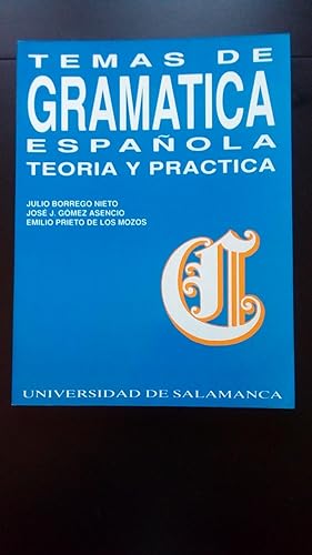 Seller image for TEMAS DE GRAMATICA ESPAOLA - TEORIA Y PRACTICA for sale by Libreria Bibliomania