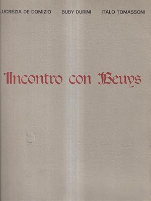 Seller image for Incontro Con Beuys for sale by Miliardi di Parole