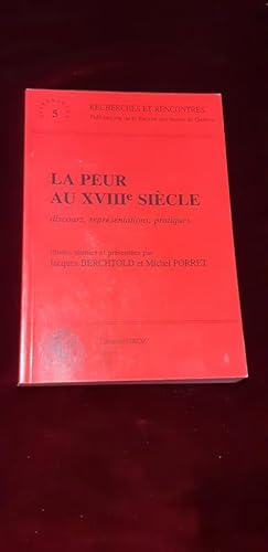 Bild des Verkufers fr La peur au XVIIIe sicle zum Verkauf von Llibreria Fnix