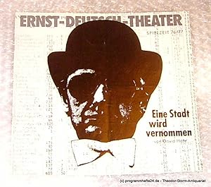 Seller image for Eine Stadt wird vernommen ( Knuckle ) Psycho-Thriller von David Hare. Programmheft Premiere 13. Januar 1977 Spielzeit 1976/77 Heft 6/7 for sale by Programmhefte24 Schauspiel und Musiktheater der letzten 150 Jahre