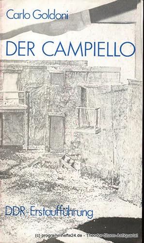 Seller image for Programmheft DDR-Erstauffhrung Der Campiello. Spielzeit 1976 / 77 DDR-Erstauffhrung am 9. Dezember 1976 for sale by Programmhefte24 Schauspiel und Musiktheater der letzten 150 Jahre