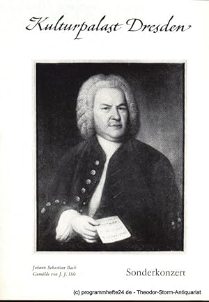 Imagen del vendedor de Programmheft Johann Sebastian Bach Matthus-Passion BWV 244. Sonderkonzert am 28., 29. und 30. Mrz 1989 im Festsaal des Kulturpalastes Dresden a la venta por Programmhefte24 Schauspiel und Musiktheater der letzten 150 Jahre