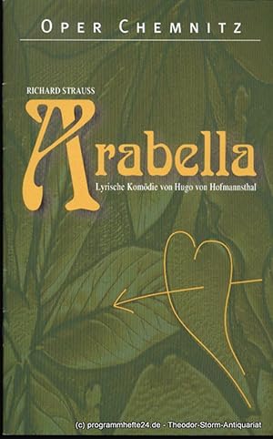 Image du vendeur pour Programmheft Arabella. Lyrische Komdie von Hugo von Hofmannsthal. Premiere am 29.01.2005. Spielzeit 2004 / 2005 Opernhaus mis en vente par Programmhefte24 Schauspiel und Musiktheater der letzten 150 Jahre