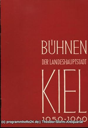 Bild des Verkufers fr Bhnen der Landeshauptstadt Kiel 1959 / 60 Heft 4 zum Verkauf von Programmhefte24 Schauspiel und Musiktheater der letzten 150 Jahre