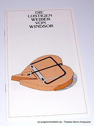 Seller image for Programmheft Die lustigen Weiber von Windsor. Oper nach Shakespeares gleichnamigen Lustspiel. Premiere am 31. August 1986. Spieljahr 1986 Opernhaus for sale by Programmhefte24 Schauspiel und Musiktheater der letzten 150 Jahre