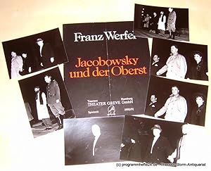 Programmheft Jacobowsky und der Oberst von Franz Werfel. Mit 7 extra beiliegenden Originalfotos. ...