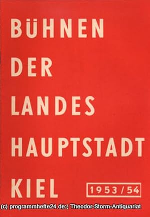 Bild des Verkufers fr Bhnen der Landeshauptstadt Kiel 1953 / 54 fortlaufende Seiten 33-40 zum Verkauf von Programmhefte24 Schauspiel und Musiktheater der letzten 150 Jahre