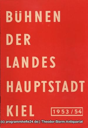 Immagine del venditore per Bhnen der Landeshauptstadt Kiel 1953 / 54 fortlaufende Seiten 1-8 venduto da Programmhefte24 Schauspiel und Musiktheater der letzten 150 Jahre