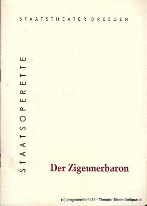 Seller image for Programmheft Der Zigeunerbaron. Premiere am 25. Oktober 1963. 1. Programmheft der Spielzeit 1963 / 64 for sale by Programmhefte24 Schauspiel und Musiktheater der letzten 150 Jahre
