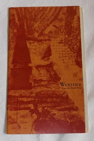 Image du vendeur pour Programmheft WERTHER. Klner Erstauffhrung 22. September 1982 mis en vente par Programmhefte24 Schauspiel und Musiktheater der letzten 150 Jahre