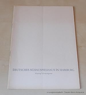 Staub auf dem Paradies. Mittwoch, 11. Dezember 1957 Programmheft 4. Deutsches Schauspielhaus in H...