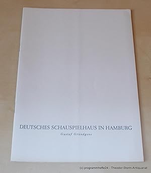 David und Goliath. Mittwoche, 9. Spetember 1959 Programmheft 2. Deutsches Schauspielhaus in Hambu...