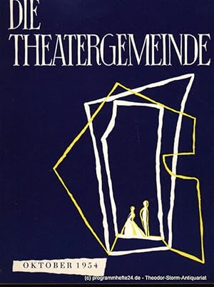 Seller image for Die Theatergemeinde. Erster Jahrgang Oktober 1954 Heft 2 for sale by Programmhefte24 Schauspiel und Musiktheater der letzten 150 Jahre