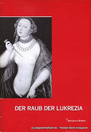 Imagen del vendedor de Programmheft Der Raub der Lukrezia. Oper in 2 Akten von Ronald Duncan. Premiere in Passau: 17.05.2003. Premiere in Landshut: 30.05.2003 Spielzeit 2002 / 2003 - 14 a la venta por Programmhefte24 Schauspiel und Musiktheater der letzten 150 Jahre