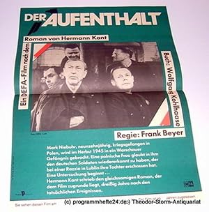 Filmplakat Der Aufenthalt. Ein DEFA-Film nach dem Roman von Hermann Kant