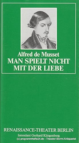 Bild des Verkufers fr Programmheft Man spielt nicht mit der Liebe. Heft 3, 20. Februar 1988 zum Verkauf von Programmhefte24 Schauspiel und Musiktheater der letzten 150 Jahre