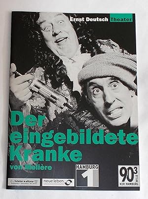 Bild des Verkufers fr Programmheft Der eingebildete Kranke von Moliere. Premiere 23. November 2000 zum Verkauf von Programmhefte24 Schauspiel und Musiktheater der letzten 150 Jahre