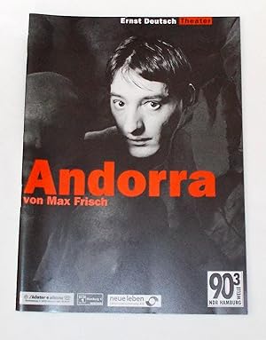 Bild des Verkufers fr Programmheft ANDORRA von Max Frisch. Premiere 2. Mrz 2000 zum Verkauf von Programmhefte24 Schauspiel und Musiktheater der letzten 150 Jahre