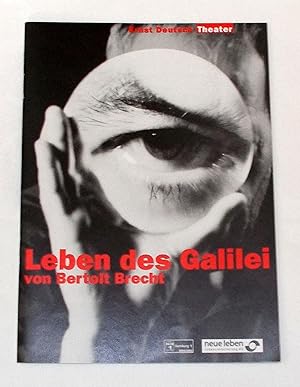 Programmheft Leben des Galilei von Bertolt Brecht. Premiere 1. Oktober 1998