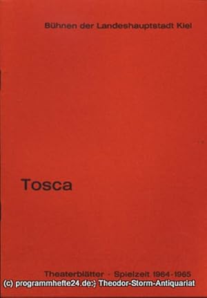 Immagine del venditore per Programmheft Tosca. Musikdrama. Musik von Giacomo Puccini. Kieler Theaterbltter 1964 / 65 venduto da Programmhefte24 Schauspiel und Musiktheater der letzten 150 Jahre