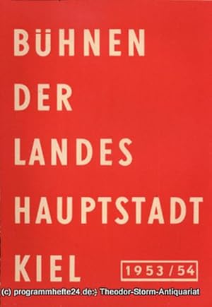 Bild des Verkufers fr Bhnen der Landeshauptstadt Kiel 1953 / 54 fortlaufende Seiten 81-88 zum Verkauf von Programmhefte24 Schauspiel und Musiktheater der letzten 150 Jahre