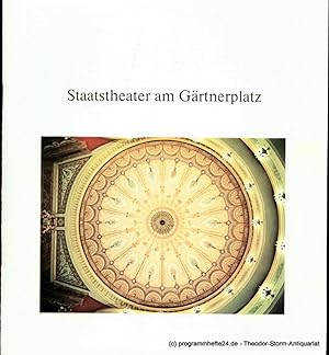 Programmheft Die Zauberflöte. Eine Deutsche Oper. Programmheft des Bayerischen Staatstheaters am ...