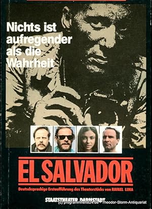 Immagine del venditore per Programmheft EL SALVADOR von Rafael Lima. Deutschsprachige Erstauffhrung. Premiere 1. Dezember 1988. Programmbuch Nr. 85 venduto da Programmhefte24 Schauspiel und Musiktheater der letzten 150 Jahre