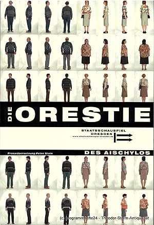 Immagine del venditore per Programmheft DIE ORESTIE DES AISCHYLOS. Premiere 31. Oktober 2003 venduto da Programmhefte24 Schauspiel und Musiktheater der letzten 150 Jahre