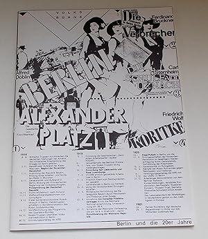 Imagen del vendedor de Programmheft Berlin Alexanderplatz von Alfred Dblin. Spielzeit 1981 / 82. Neufassung 1988 a la venta por Programmhefte24 Schauspiel und Musiktheater der letzten 150 Jahre
