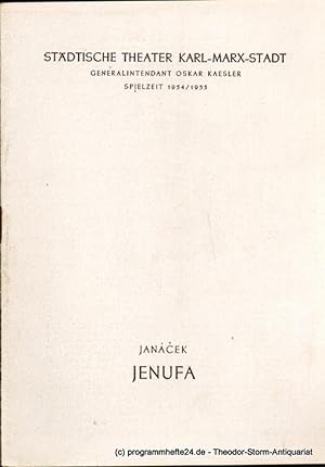 Imagen del vendedor de Programmheft Jenufa oder Ihre Ziehtochter. Oper aus dem mhrischen Bauernleben von Gabriele Prei. Spielzeit 1954 / 1955 a la venta por Programmhefte24 Schauspiel und Musiktheater der letzten 150 Jahre