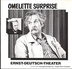 Bild des Verkufers fr Programmheft Omelette Surprise. Eine Farce in fnf Akten von Axel von Ambesser. Premiere 18. November 1982. Spielzeit 1982 / 83 zum Verkauf von Programmhefte24 Schauspiel und Musiktheater der letzten 150 Jahre