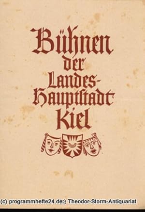 Bild des Verkufers fr Programmheft Bltter der Landeshauptstadt Kiel Spielzeit 1949 / 50 Heft 14 zum Verkauf von Programmhefte24 Schauspiel und Musiktheater der letzten 150 Jahre