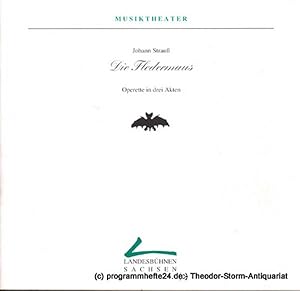 Bild des Verkufers fr Programmheft Die Fledermaus. Operette von Karl Haffner und Richard Genee. Premieren 18. / 19. Februar 1995. Spielzeit 1994 / 95 Heft 5 zum Verkauf von Programmhefte24 Schauspiel und Musiktheater der letzten 150 Jahre