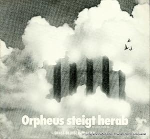 Programmheft Orpheus steigt herab von Tennessee Williams. Premiere 30. August 1979. Spielzeit 197...